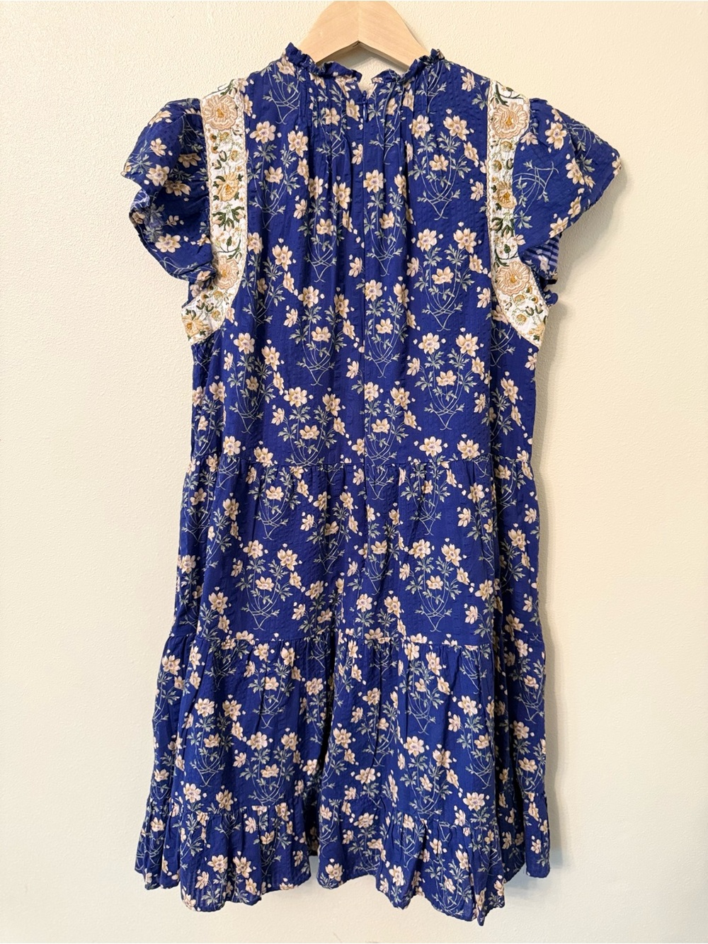 Sea New York Elizabeth Floral Flutter Sleeve Mini Dress XS - Picture 8 of 11